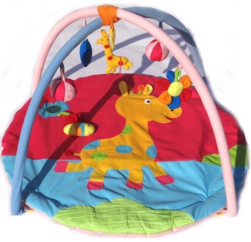 豐盛長(zhǎng)頸鹿寶寶爬行墊