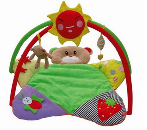 豐盛可愛熊寶寶爬行墊