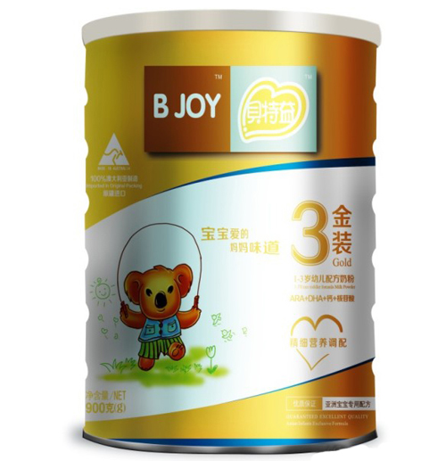 B JOY貝特益yingye配方奶粉3段