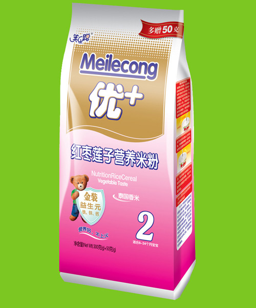 美樂(lè)聰紅棗蓮子營(yíng)養(yǎng)米粉2段