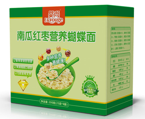 嬰尚南瓜紅棗營養(yǎng)蝴蝶面