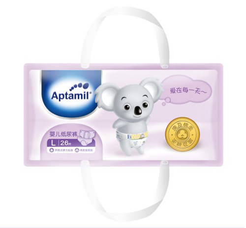 Aptamil嬰兒紙尿褲俯視圖