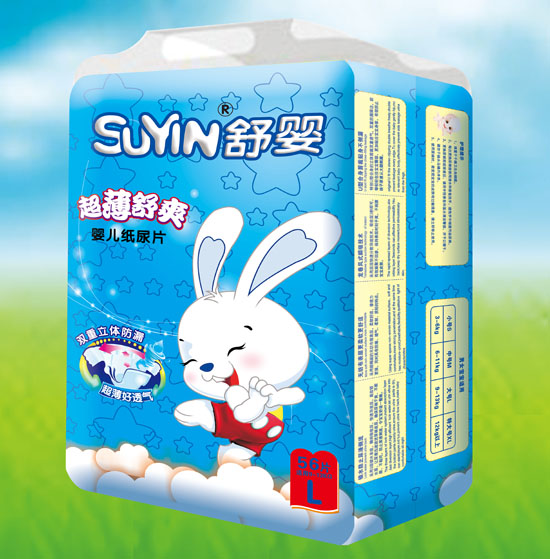 舒嬰超薄舒爽yinge紙尿片L碼56片