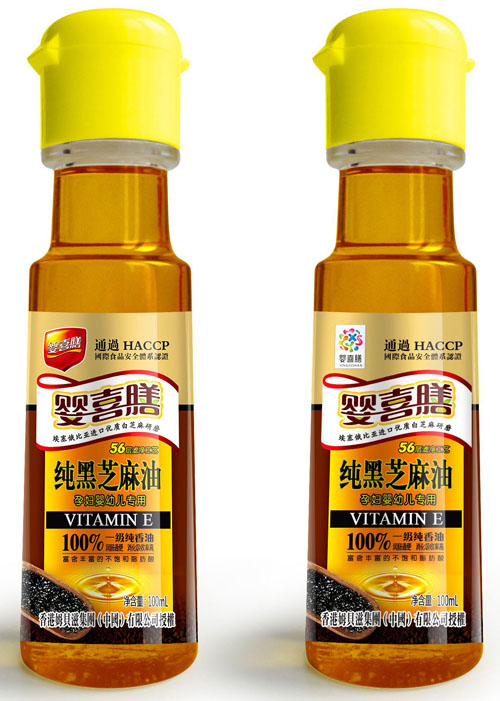 嬰喜膳純黑芝麻油孕婦嬰幼兒專用