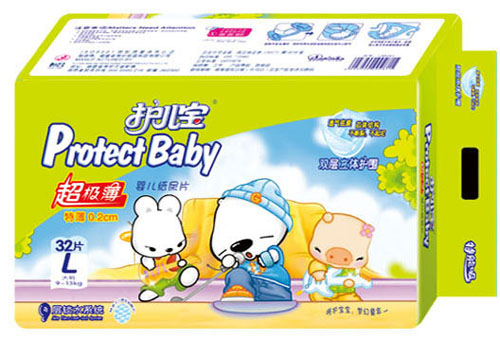 護(hù)兒寶超級薄嬰兒紙尿片L碼32片