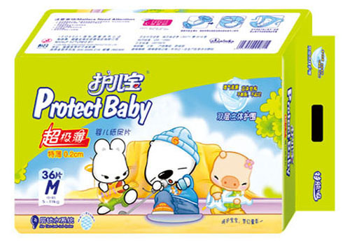 護(hù)兒寶超級薄嬰兒紙尿片M碼36片