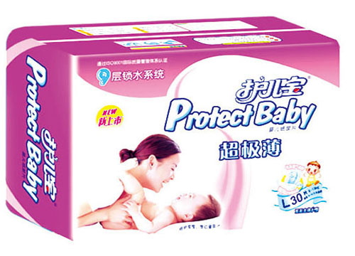 護(hù)兒寶超級(jí)薄嬰兒紙尿片L碼30片