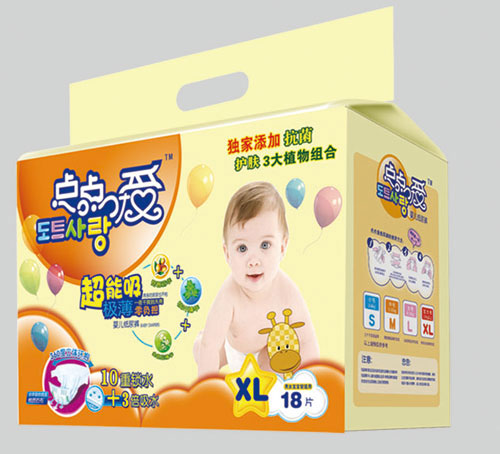 點(diǎn)點(diǎn)愛超能吸極薄嬰兒紙尿褲XL碼