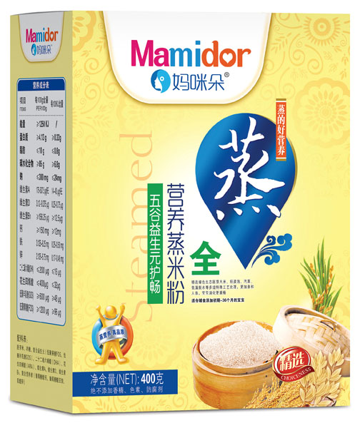 媽咪朵五谷益生元護(hù)暢營(yíng)養(yǎng)蒸米粉