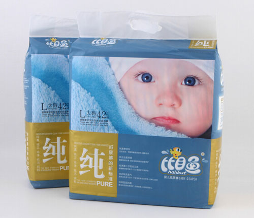 比目魚加棉快吸純品質(zhì)嬰兒紙尿褲L碼42片