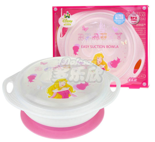 迪士尼寶寶迪士尼公主系列雙耳吸盤訓練碗