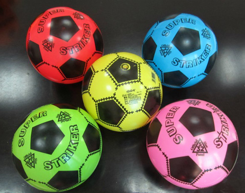 哈哈球8.5寸單印足球充氣玩具