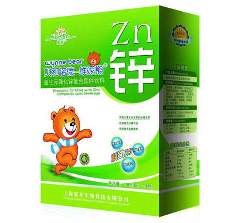 貝和諾德-維妮熊益生元強(qiáng)化鋅復(fù)合固體飲料