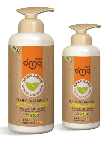 哆咪奇嬰兒甜杏仁洗發(fā)沐浴二合一