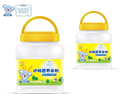 邦成貝樂(lè)益生元+DHA護(hù)暢營(yíng)養(yǎng)米粉