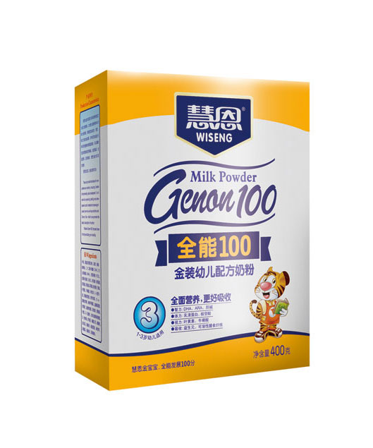 慧恩全能100金裝youe配方奶粉(盒裝400克)
