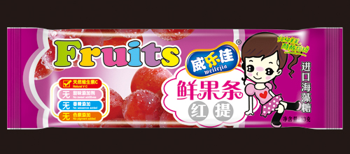 威樂佳鮮果條紅提味