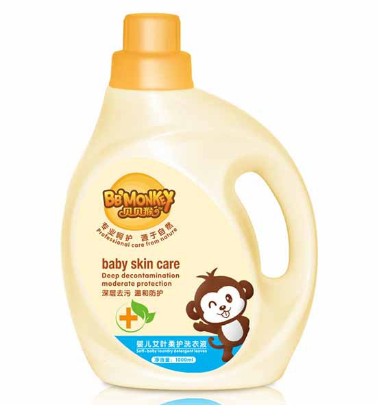 貝貝猴嬰兒艾葉柔護洗衣液