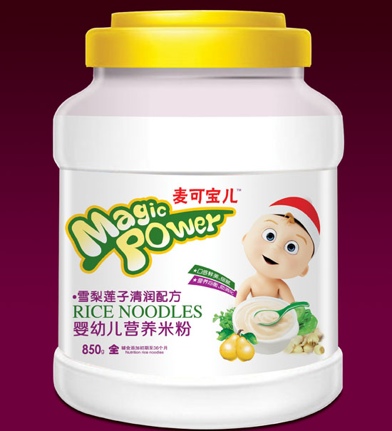 麥可寶兒雪梨蓮子清潤(rùn)嬰幼兒營(yíng)養(yǎng)米粉