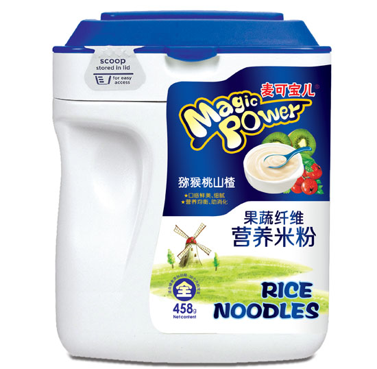 麥可寶兒獼猴桃山楂果蔬纖維營(yíng)養(yǎng)米粉