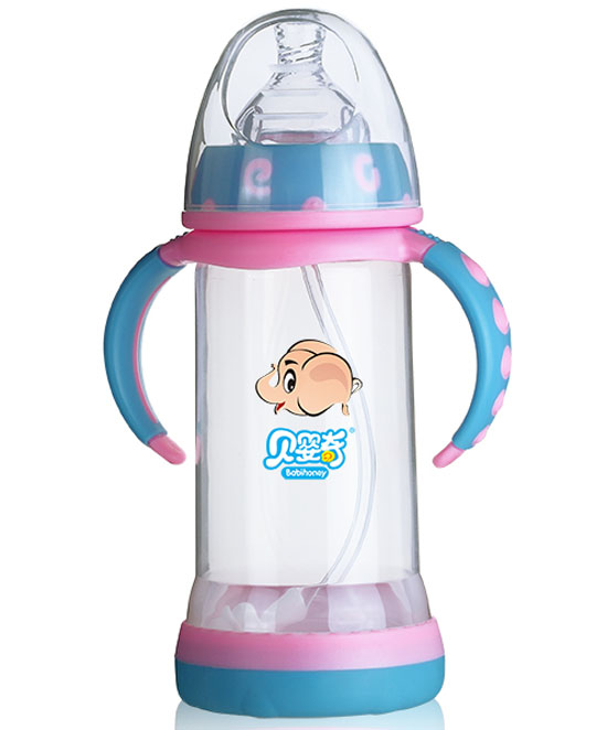 貝嬰奇真身雙色奶瓶