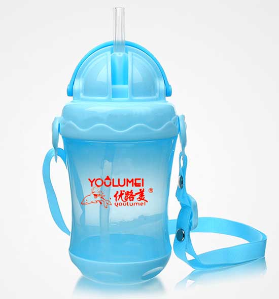 優(yōu)路美背帶水壺藍色