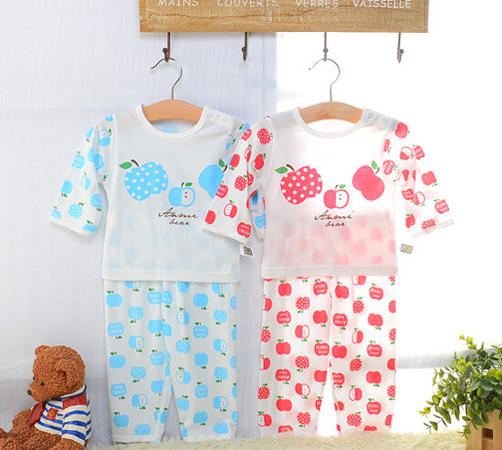 安米小熊竹纖維蘋果肩開套裝A1449