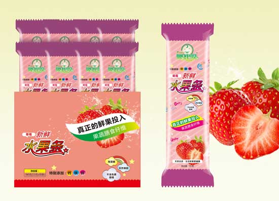 嗯比哎草莓味果條