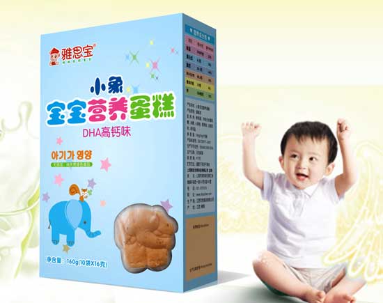 雅思寶DHA高鈣味小象寶寶營(yíng)養(yǎng)蛋糕