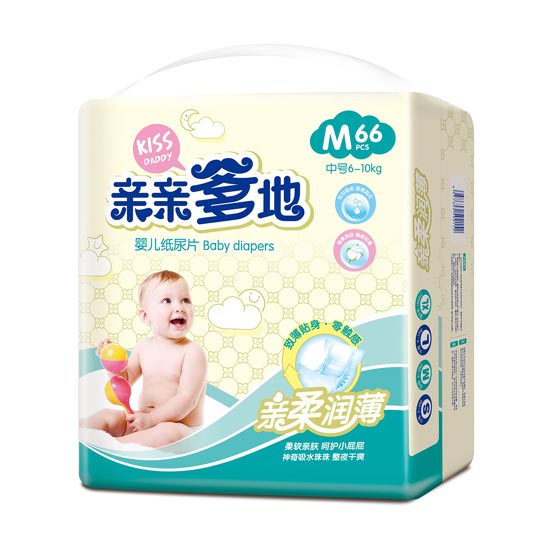 親親爹地親柔潤(rùn)薄紙尿片M