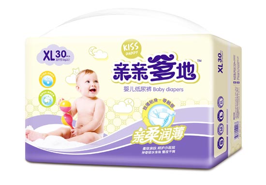 親親爹地親柔潤薄尿褲XL