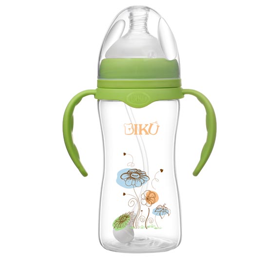 比酷熊yingyePP奶瓶綠色