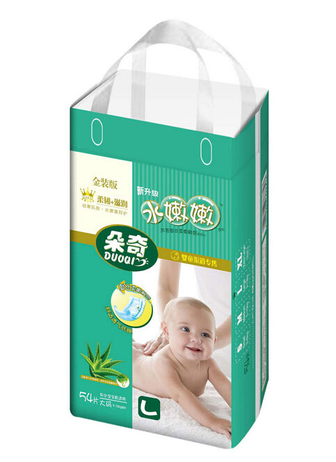 朵奇金裝水嫩嫩蘆薈蠶絲柔嫩紙尿片-L54