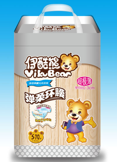 伊酷熊全芯體yinge紙尿褲S碼70片