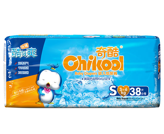 奇酷酷貝爽紙尿褲S38片