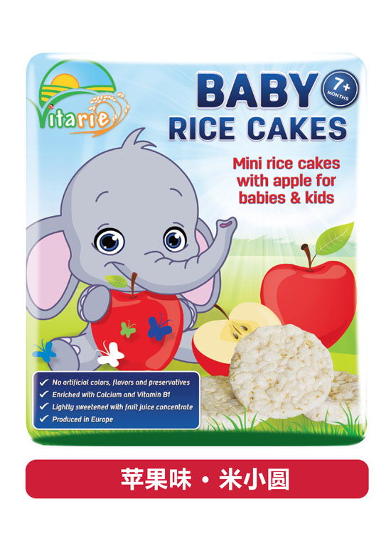 米小圓米餅蘋果味