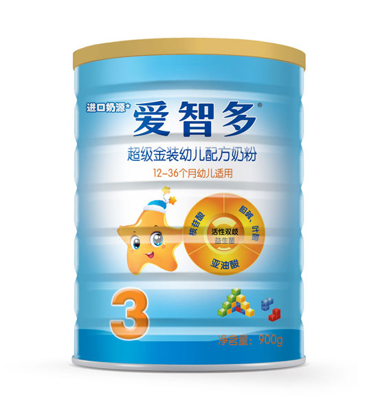 愛智多超級金裝youe奶粉3段900g