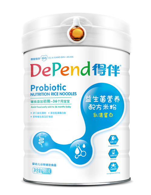 得伴益生菌營(yíng)養(yǎng)配方米粉(乳清蛋白)