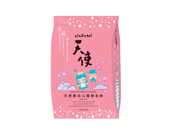 天使yingye植物皂粉-金銀花香458g