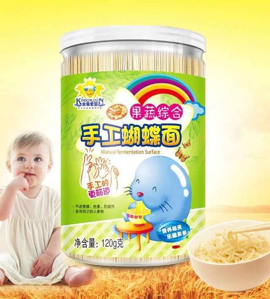 金盾愛嬰手工蝴蝶面果蔬綜合