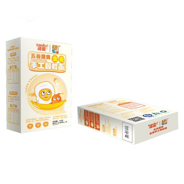 蓓寵五谷蛋黃手工顆粒面