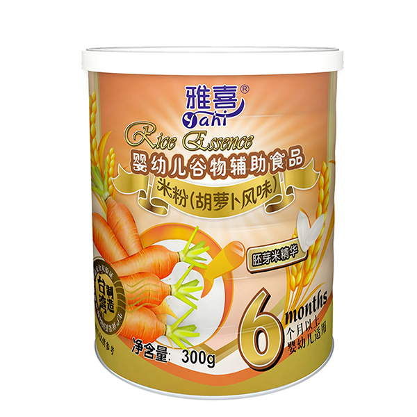 雅喜胡蘿卜風味嬰幼兒米粉