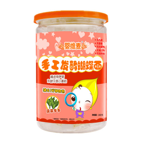 嬰維麥?zhǔn)止ぐl(fā)酵蝴蝶面菠菜