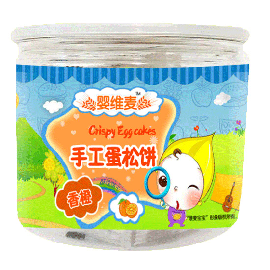 嬰維麥蛋松餅香橙