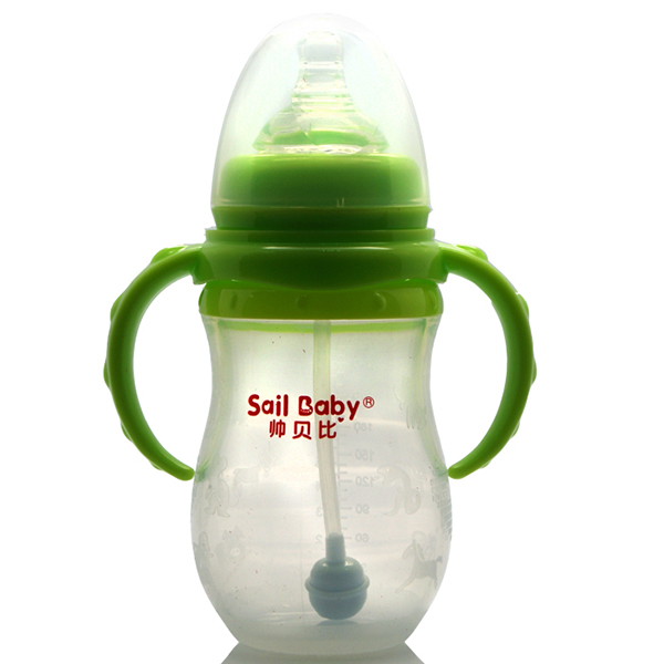 帥貝比奶瓶240MLd硅膠