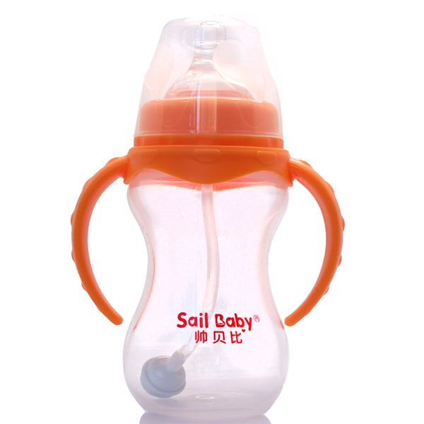 帥貝比奶瓶210ML酷炫-橙