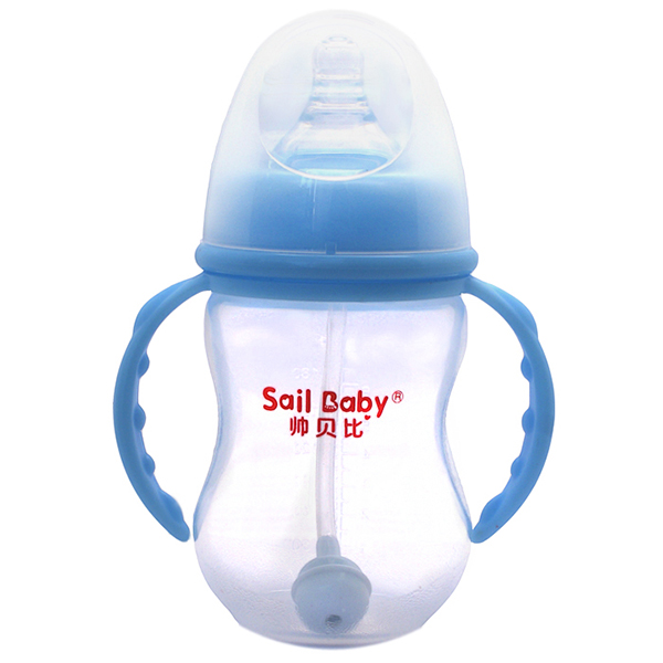 帥貝比奶瓶超炫210ML-藍(lán)
