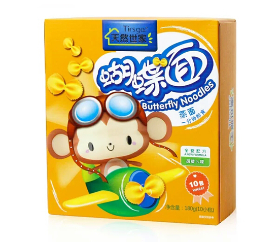 天然世家胡蘿卜味蝴蝶面