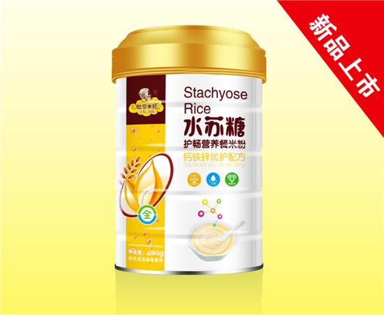 歐貝米拉水蘇糖護(hù)暢營養(yǎng)餐米粉鈣鐵鋅優(yōu)護(hù)配方聽裝