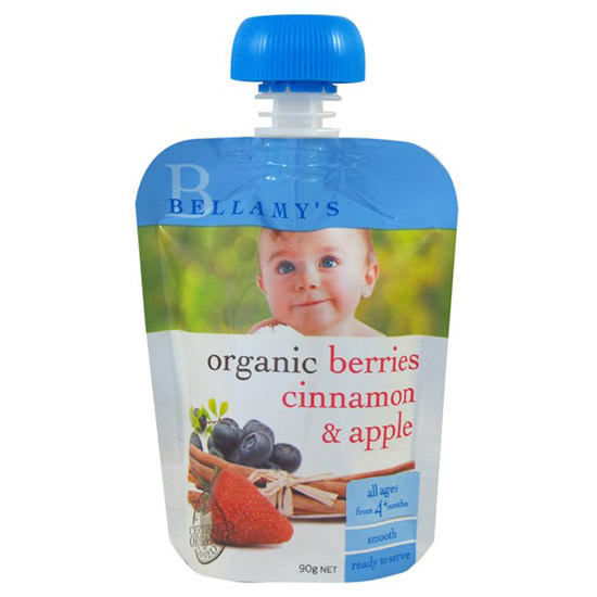 貝拉米有機(jī)漿果肉桂蘋(píng)果泥